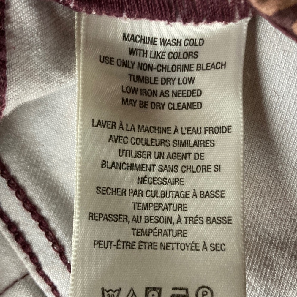 We The Free Mauve Floral Patterned Pull On Flare Jeans - Picture 3 of 5
